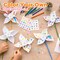 4E's Novelty 24 Pack DIY Pinwheels Craft for Kids, Bulk Summer Pinwheel Craft Kit, Color Your Own Paper Windmill for Pinwheels for Kids July 4 Party, Bulk Pinwheel for Spring Art and Creativity